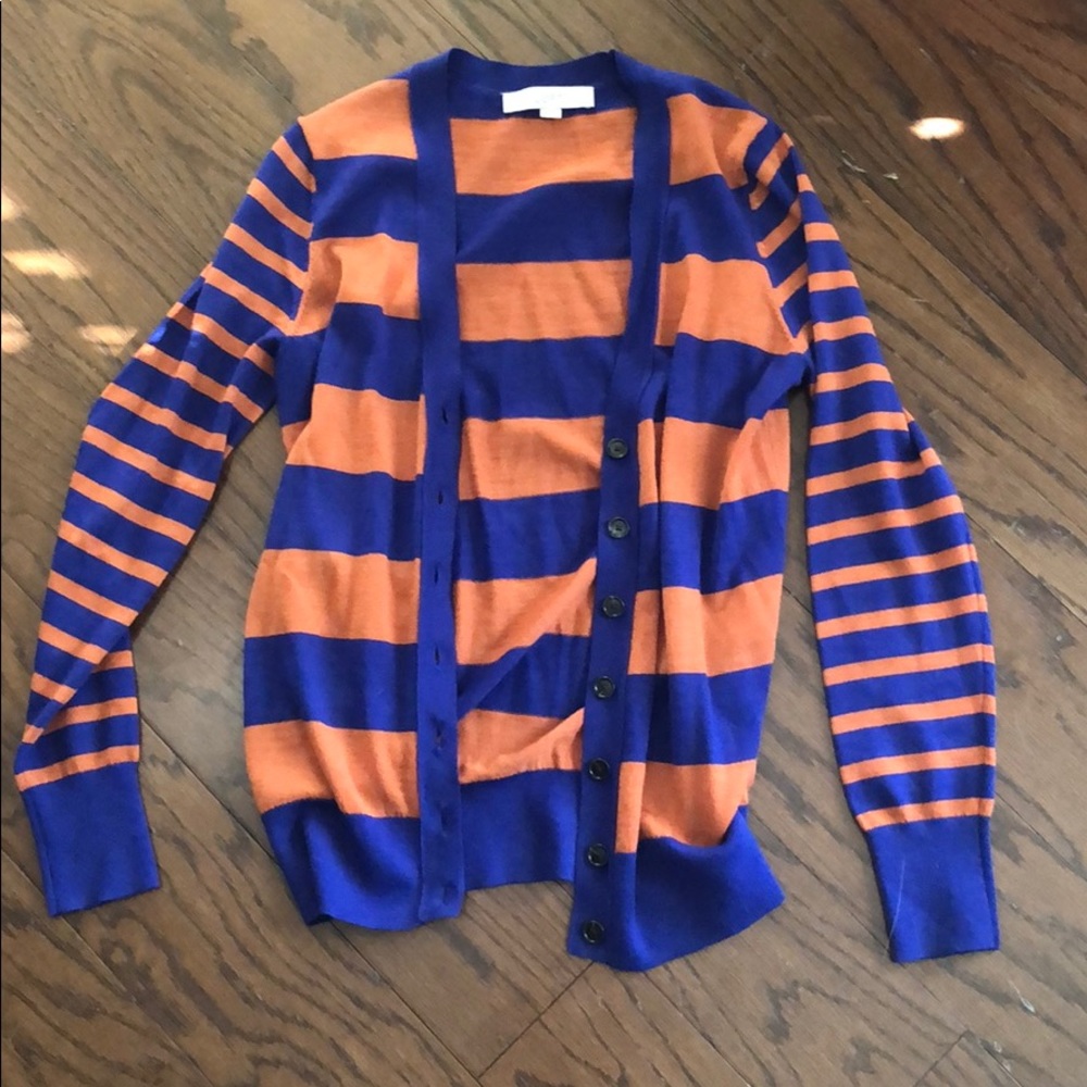 Loft striped cardigan